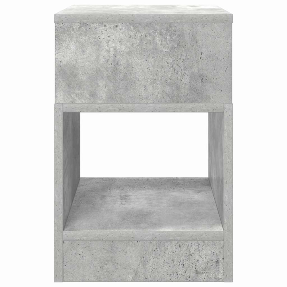 Produktbild för Sidobord 2 pcs Betonggrå 30,5 x 30 x 45 cm Konstruerat trä