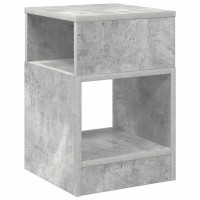 Produktbild för Sidobord 2 pcs Betonggrå 30,5 x 30 x 45 cm Konstruerat trä