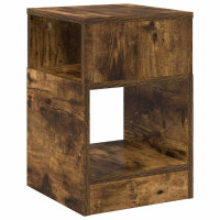 Produktbild för Sidobord 2 pcs Rökt ek 30,5 x 30 x 45 cm Konstruerat trä