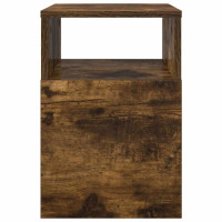Produktbild för Sidobord 2 pcs Rökt ek 30,5 x 30 x 45 cm Konstruerat trä