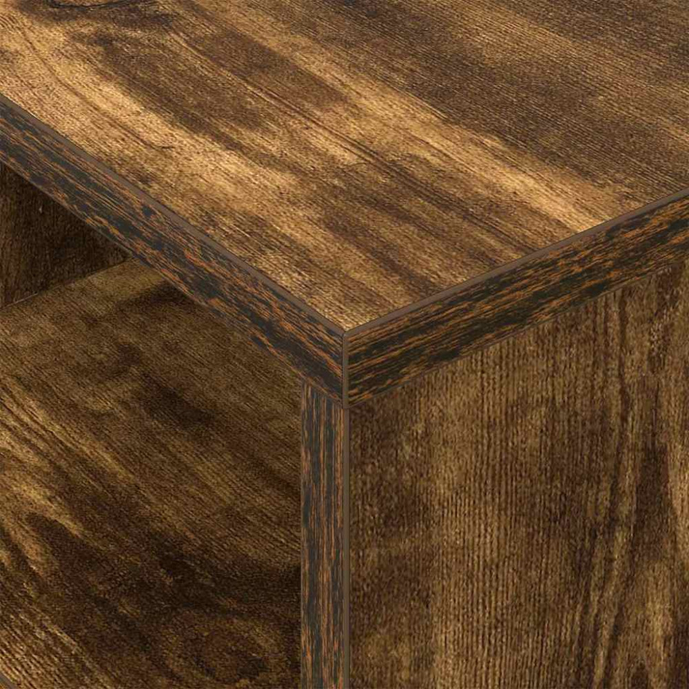 Produktbild för Sidobord 2 pcs Rökt ek 30,5 x 30 x 45 cm Konstruerat trä