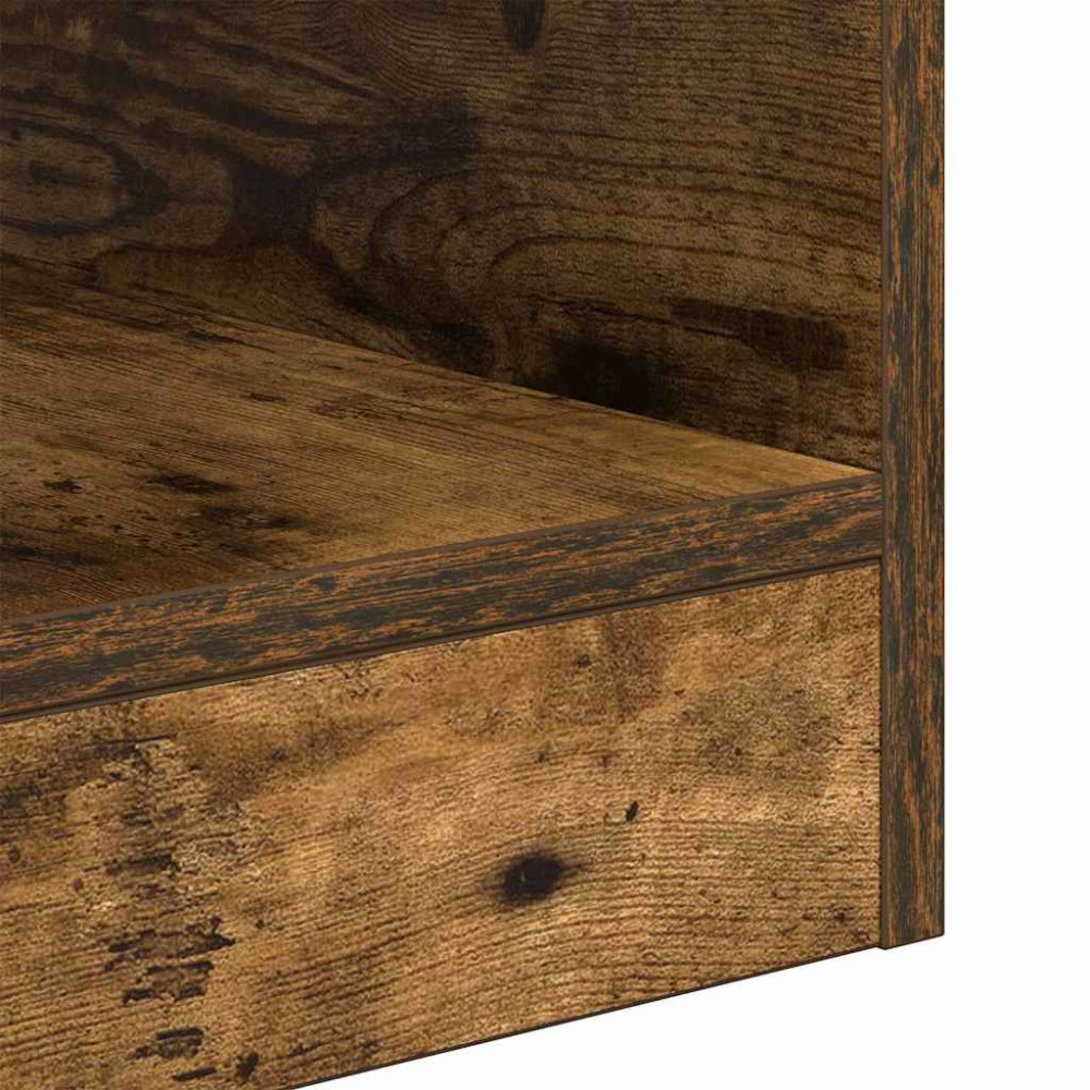Produktbild för Sidobord 2 pcs Rökt ek 30,5 x 30 x 45 cm Konstruerat trä