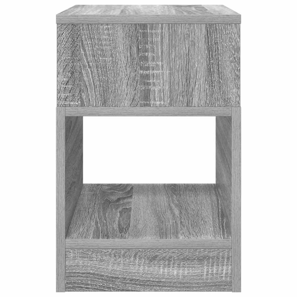 Produktbild för Sidobord Grå Sonoma 30,5 x 30 x 45 cm Konstruerat trä