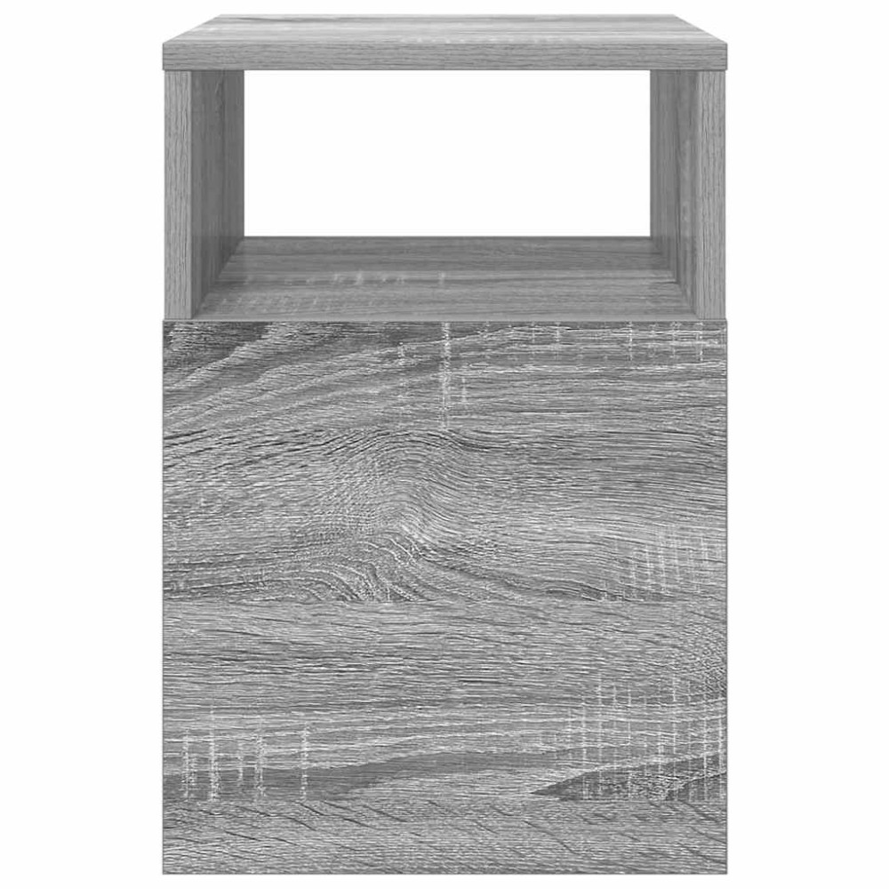 Produktbild för Sidobord 2 pcs Grå Sonoma 30,5 x 30 x 45 cm Konstruerat trä