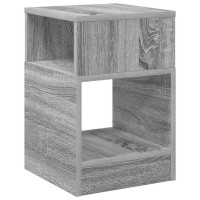 Produktbild för Sidobord 2 pcs Grå Sonoma 30,5 x 30 x 45 cm Konstruerat trä