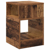 Produktbild för Sidobord 2 pcs Gammalt trä 30,5 x 30 x 45 cm Konstruerat trä