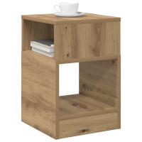 Produktbild för Sidobord 2 pcs Artisan Ek 30,5 x 30 x 45 cm Konstruerat trä