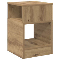Produktbild för Sidobord 2 pcs Artisan Ek 30,5 x 30 x 45 cm Konstruerat trä