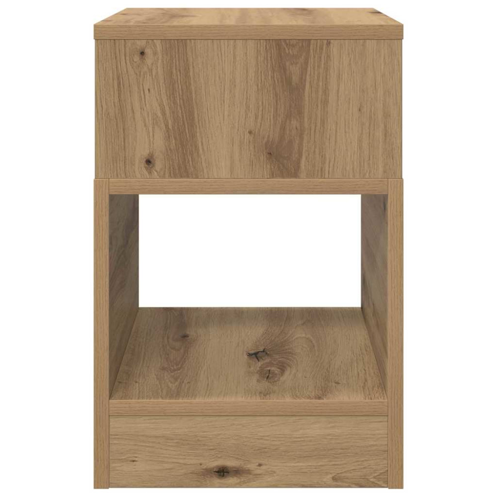 Produktbild för Sidobord 2 pcs Artisan Ek 30,5 x 30 x 45 cm Konstruerat trä