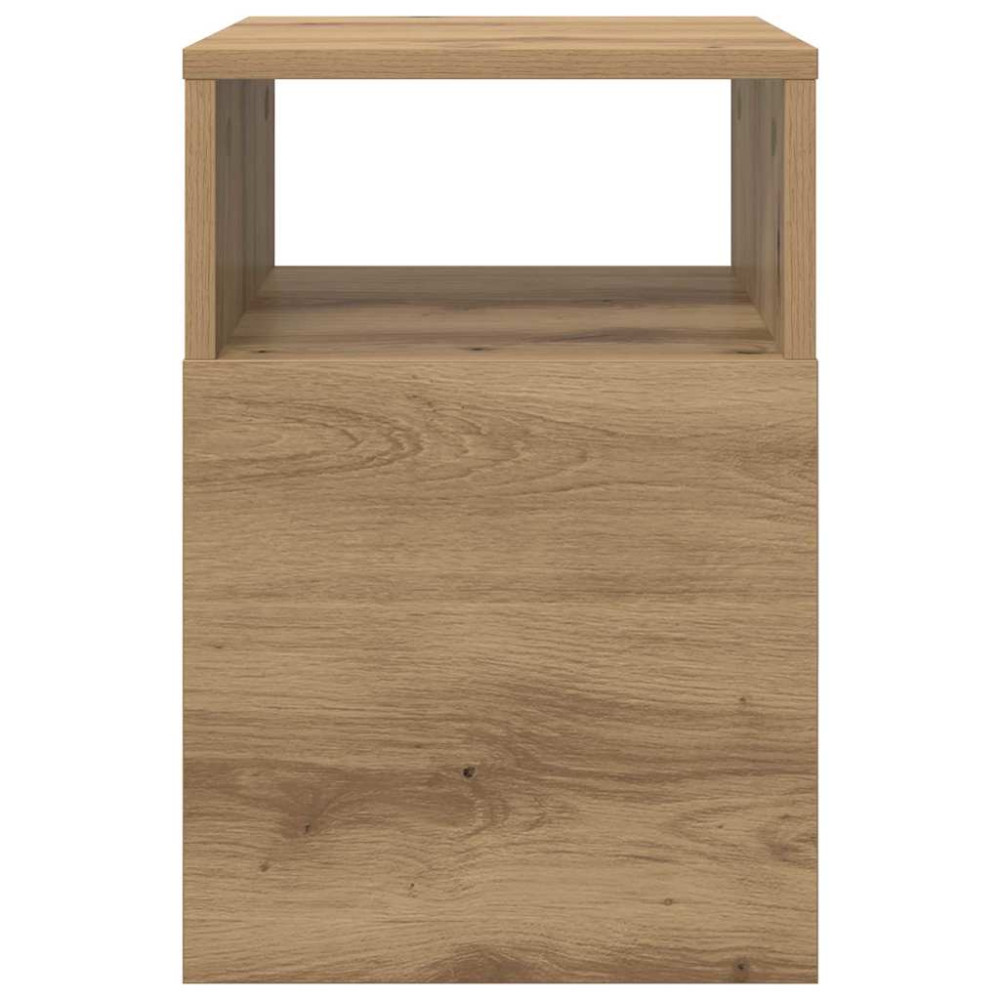Produktbild för Sidobord 2 pcs Artisan Ek 30,5 x 30 x 45 cm Konstruerat trä