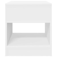Produktbild för Sidobord 2 pcs Vit 40,5 x 40 x 45 cm Konstruerat trä