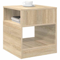 Produktbild för Sidobord 2 pcs Sonoma-ek 40,5 x 40 x 45 cm Konstruerat trä