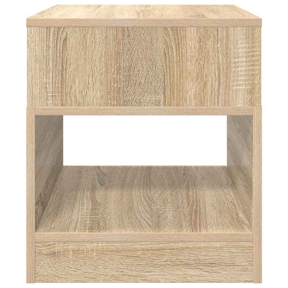 Produktbild för Sidobord 2 pcs Sonoma-ek 40,5 x 40 x 45 cm Konstruerat trä