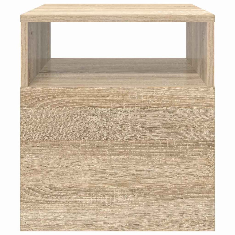Produktbild för Sidobord 2 pcs Sonoma-ek 40,5 x 40 x 45 cm Konstruerat trä