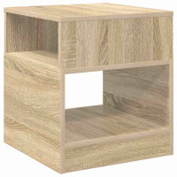 Produktbild för Sidobord 2 pcs Sonoma-ek 40,5 x 40 x 45 cm Konstruerat trä