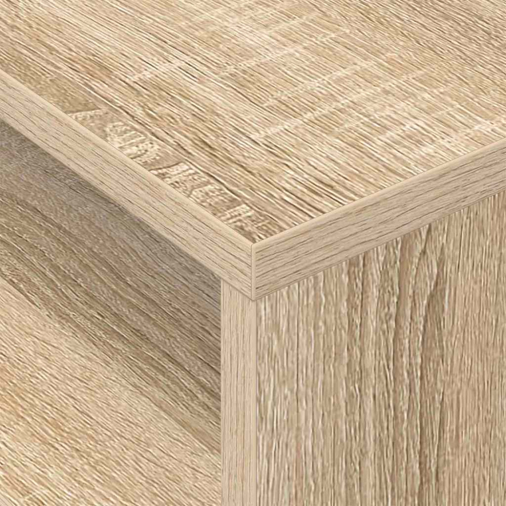 Produktbild för Sidobord 2 pcs Sonoma-ek 40,5 x 40 x 45 cm Konstruerat trä