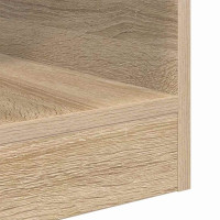 Produktbild för Sidobord 2 pcs Sonoma-ek 40,5 x 40 x 45 cm Konstruerat trä