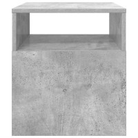 Produktbild för Sidobord Betonggrå 40,5 x 40 x 45 cm Konstruerat trä