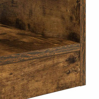 Produktbild för Sidobord 2 pcs Rökt ek 40,5 x 40 x 45 cm Konstruerat trä