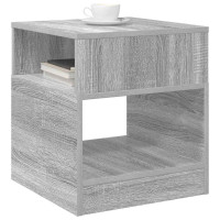 Produktbild för Sidobord 2 pcs Grå Sonoma 40,5 x 40 x 45 cm Konstruerat trä