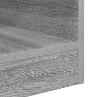 Produktbild för Sidobord 2 pcs Grå Sonoma 40,5 x 40 x 45 cm Konstruerat trä