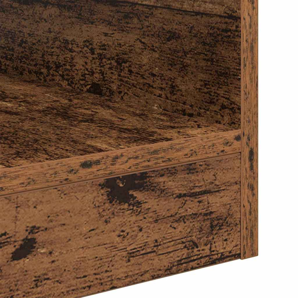 Produktbild för Sidobord Gammalt trä 40,5 x 40 x 45 cm Konstruerat trä