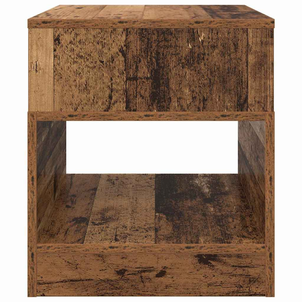 Produktbild för Sidobord 2 pcs Gammalt trä 40,5 x 40 x 45 cm Konstruerat trä