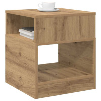 Produktbild för Sidobord Artisan Ek 40,5 x 40 x 45 cm Konstruerat trä