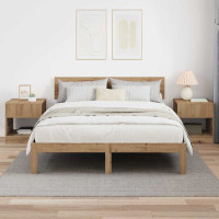 Produktbild för Sidobord 2 pcs Artisan Ek 40,5 x 40 x 45 cm Konstruerat trä