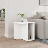 Produktbild för Sidobord Vit 37 x 32 x 40 cm Konstruerat trä
