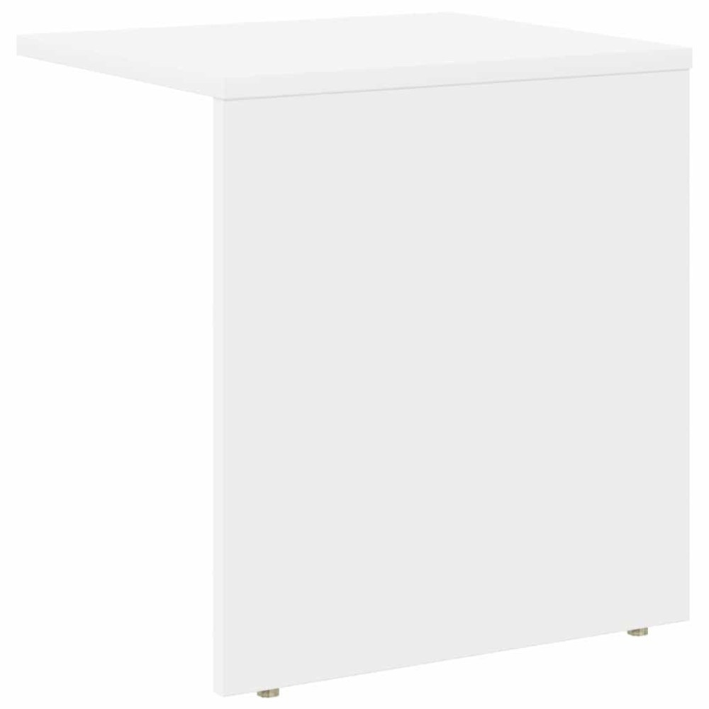 Produktbild för Sidobord Vit 37 x 32 x 40 cm Konstruerat trä