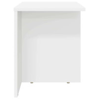 Produktbild för Sidobord 2 pcs Vit 37 x 32 x 40 cm Konstruerat trä