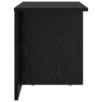 Produktbild för Sidobord 2 pcs Svart Ek 37 x 32 x 40 cm Konstruerat trä