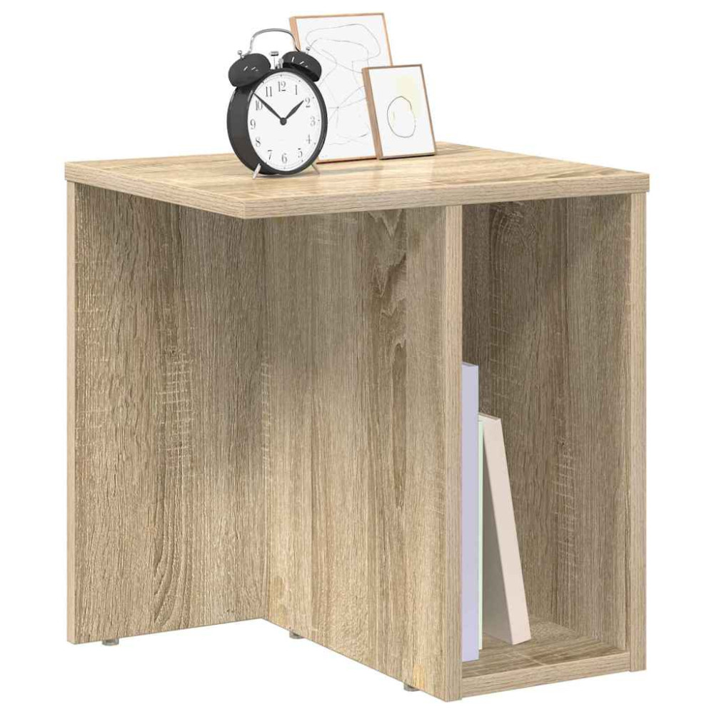 Produktbild för Sidobord Sonoma-ek 37 x 32 x 40 cm Konstruerat trä