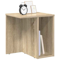 Produktbild för Sidobord Sonoma-ek 37 x 32 x 40 cm Konstruerat trä