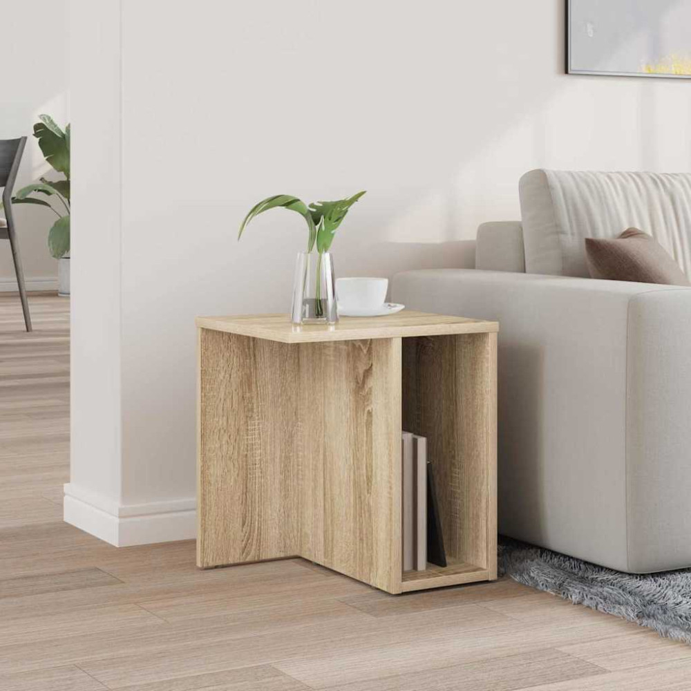 Produktbild för Sidobord Sonoma-ek 37 x 32 x 40 cm Konstruerat trä