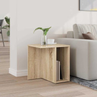 Produktbild för Sidobord Sonoma-ek 37 x 32 x 40 cm Konstruerat trä