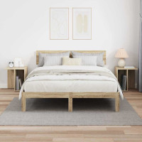 Produktbild för Sidobord 2 pcs Sonoma-ek 37 x 32 x 40 cm Konstruerat trä