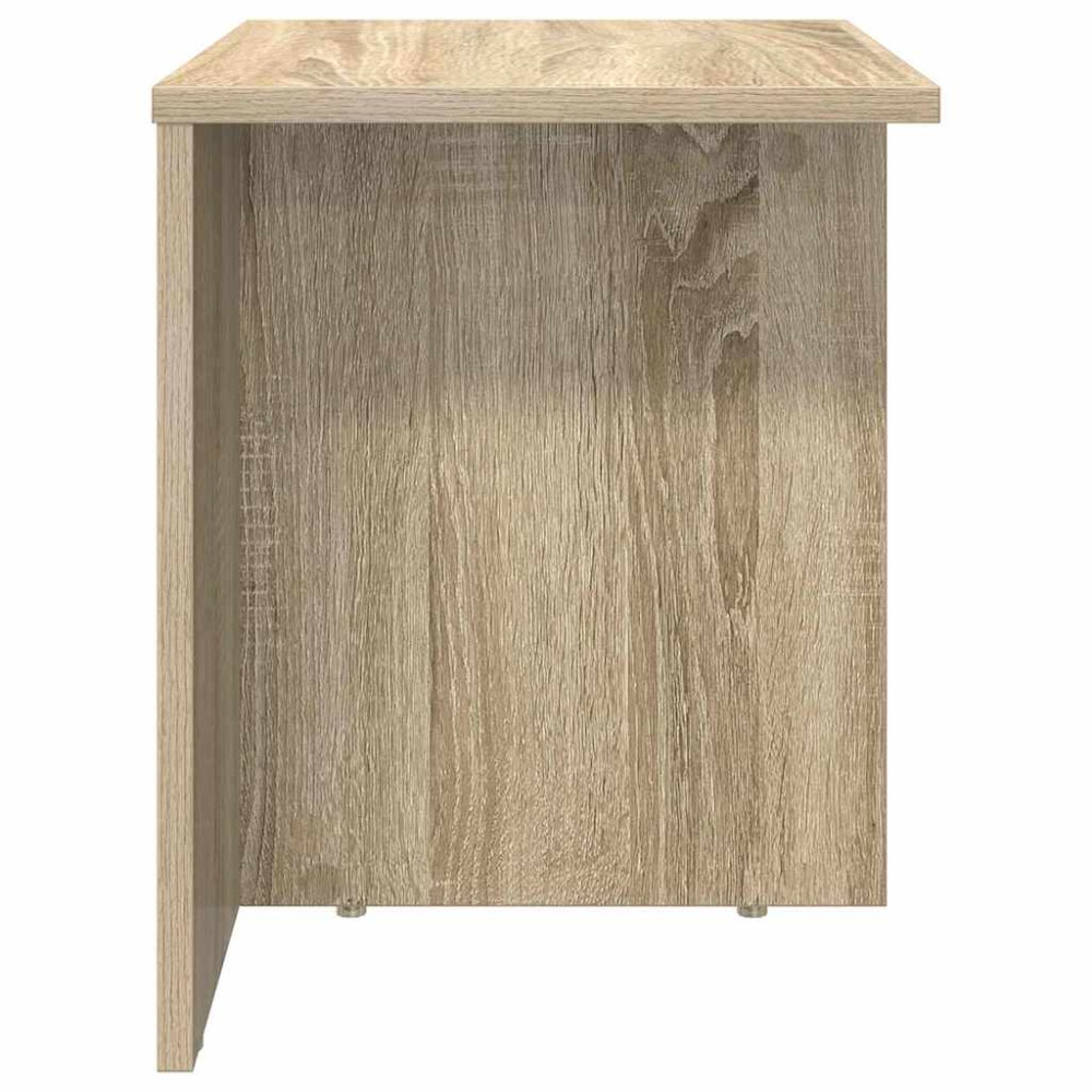 Produktbild för Sidobord 2 pcs Sonoma-ek 37 x 32 x 40 cm Konstruerat trä