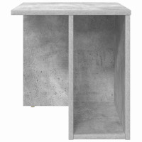 Produktbild för Sidobord Betonggrå 37 x 32 x 40 cm Konstruerat trä