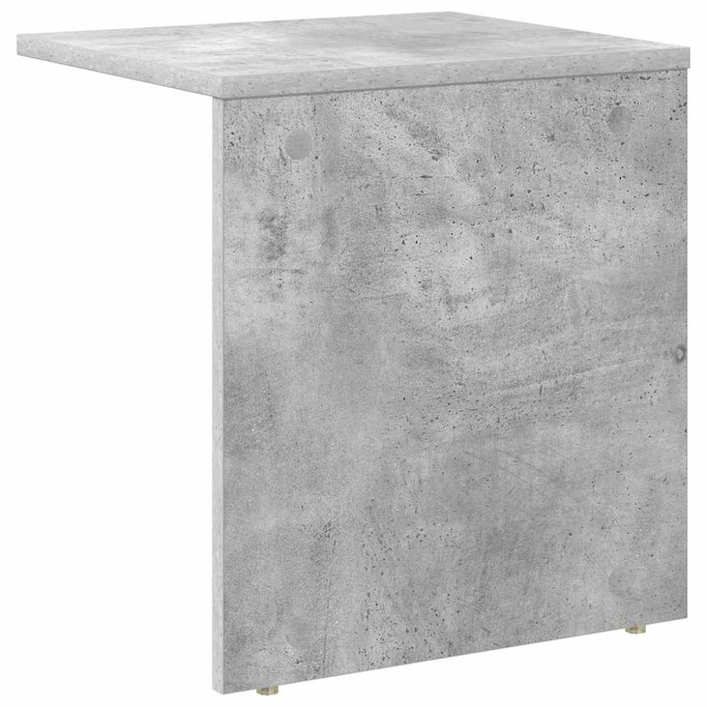 Produktbild för Sidobord Betonggrå 37 x 32 x 40 cm Konstruerat trä