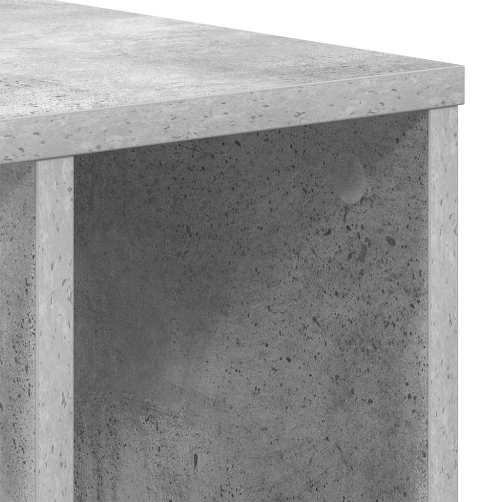 Produktbild för Sidobord 2 pcs Betonggrå 37 x 32 x 40 cm Konstruerat trä