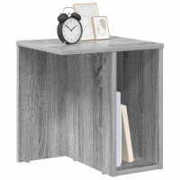 Produktbild för Sidobord 2 pcs Grå Sonoma 37 x 32 x 40 cm Konstruerat trä