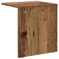 Produktbild för Sidobord Gammalt trä 37 x 32 x 40 cm Konstruerat trä