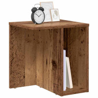 Produktbild för Sidobord 2 pcs Gammalt trä 37 x 32 x 40 cm Konstruerat trä