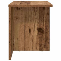 Produktbild för Sidobord 2 pcs Gammalt trä 37 x 32 x 40 cm Konstruerat trä