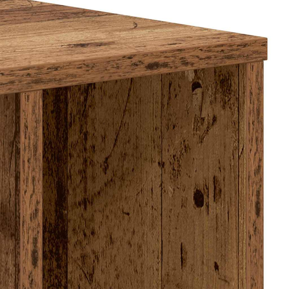 Produktbild för Sidobord 2 pcs Gammalt trä 37 x 32 x 40 cm Konstruerat trä