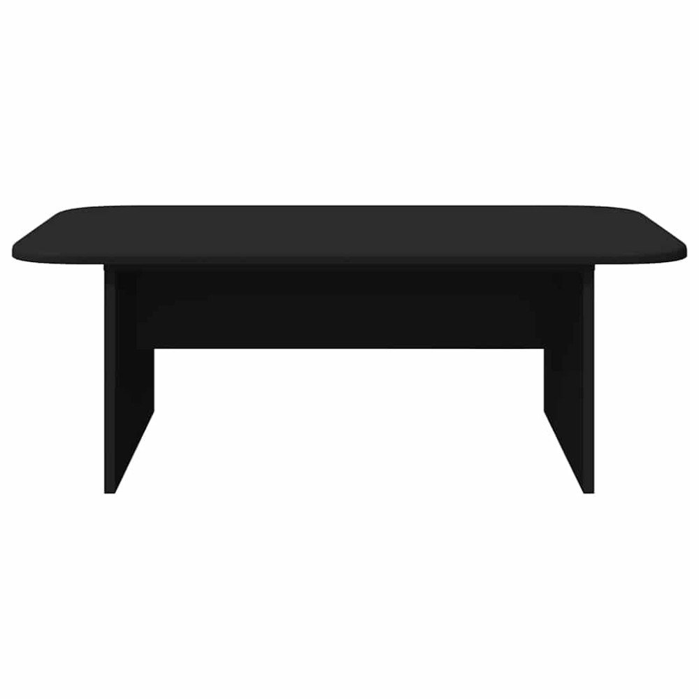 Produktbild för Kaffeebord Svart 93 x 53 x 33 cm Konstruerat trä