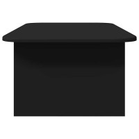 Produktbild för Kaffeebord Svart 93 x 53 x 33 cm Konstruerat trä
