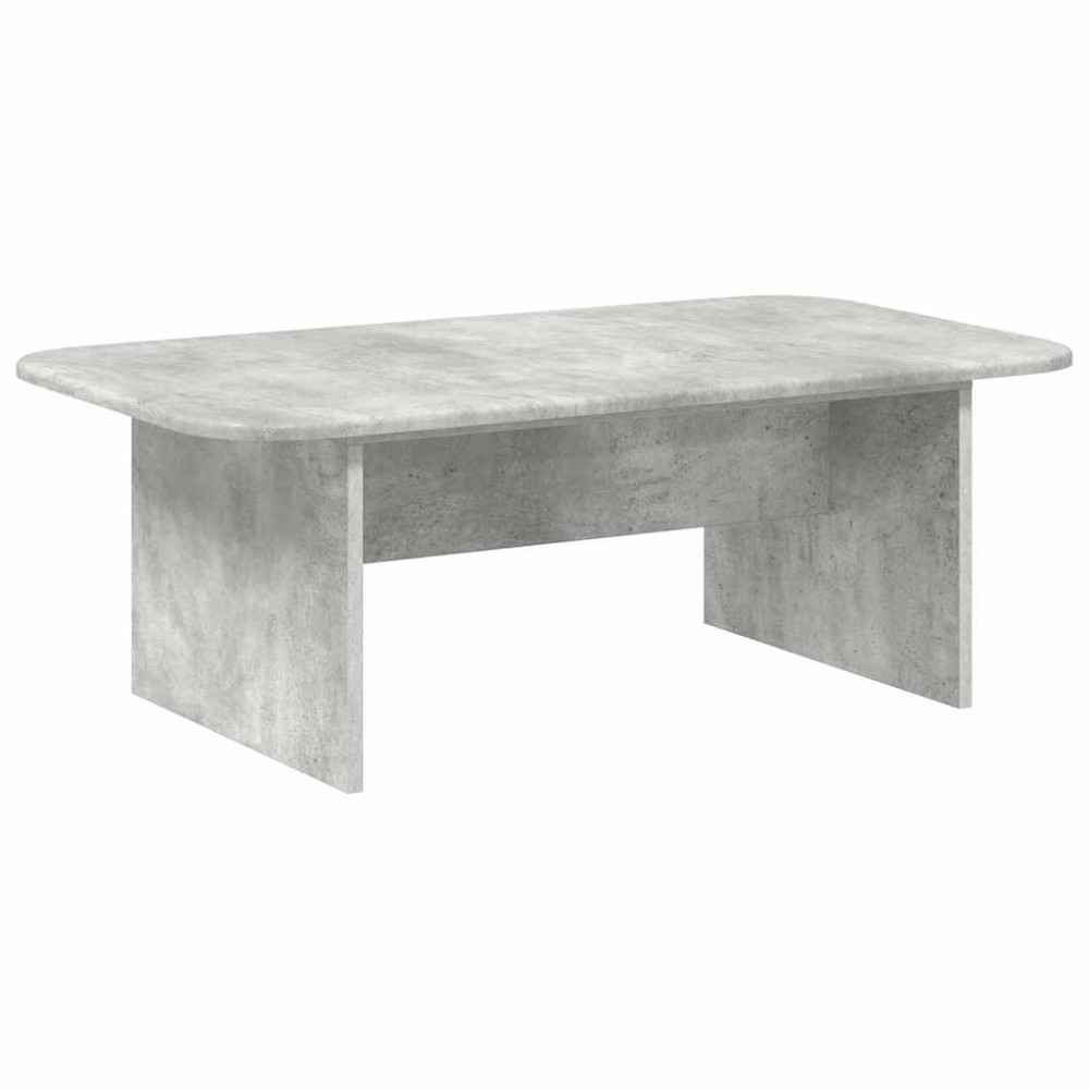 Produktbild för Kaffeebord Betonggrå 93 x 53 x 33 cm Konstruerat trä